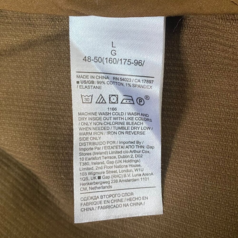 Banana Republic Corduroy Shirt Jacket Women's Large Pockets Button-Front L/S New - Picture 11 of 14